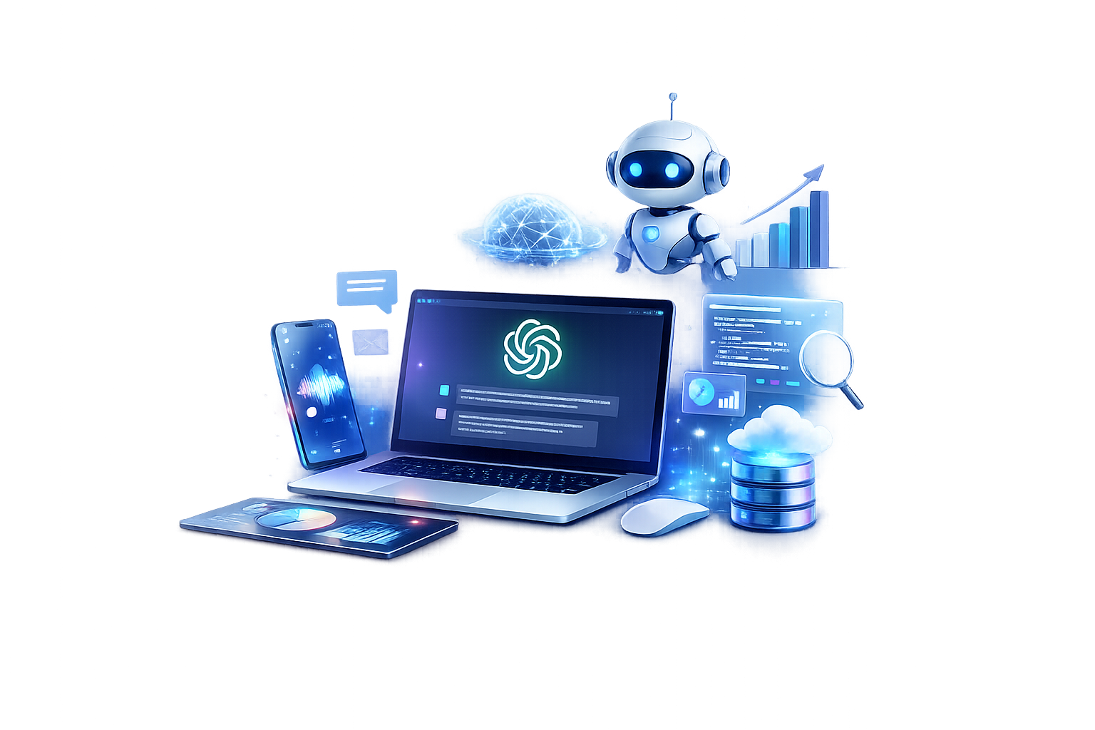 Innovate Visionary AI Web Design Visual